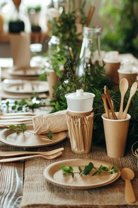 Zero Waste Party Planning is a blast and eco-friendly for any celebration! 🎉🌿 Crafted with sustainable materials and innovative ideas, these parties mix fun with environmental care. Easy to organize and brimming with creativity, Zero Waste Party Planning makes gatherings memorable and responsible. Dive into this vibrant twist on classic party ideas today! 🥳✨ #ZeroWasteParty #SustainableCelebrations #EcoFriendlyEvents #GreenLiving Sustainable Plates, Zero Waste Party, Sustainable Living Aesthetic, Dinner Event, Classic Party, Sustainable Wedding, Sustainable Garden, Innovative Ideas, Event Inspiration