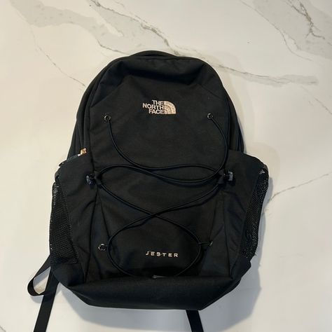 The North Face Jester Luxe Backpack North Face Jester Luxe Backpack, The North Face Backpack Outfit, The North Face Backpack Aesthetic, North Backpack, Jester Luxe Backpack, Uni Backpack, North Face Backpack School, North Face Aesthetic, Northface Backpacks