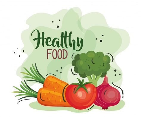 Food Cover Photo Facebook, Healthy Food Poster Drawing, Healthy Food Poster Design, Healthy Food Poster, Bio Food, Whatsapp Profile, Poly Art, Food Cartoon, Food Illustration Art