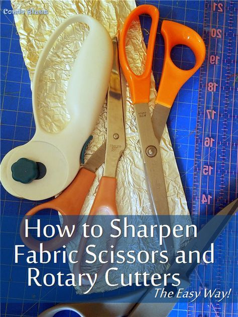 Sewing Siccors, How To Sharpen Your Seam Ripper, Sharpening Scissors, Kitchen Hack, Sewing Machine Repair, Serger Sewing, How To Sharpen Scissors, Sewing Alterations, Sewing Scissors