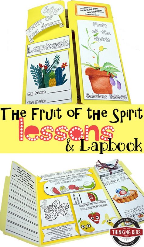 Bible Lapbooks Free Printables, Fruit Of The Spirit Lessons For Kids, Fruits Of The Spirit Printable, Fruit Of The Spirit Lessons, Bible Preschool, Biblical Homeschooling, Joy Craft, Bible Homeschool, Lap Books