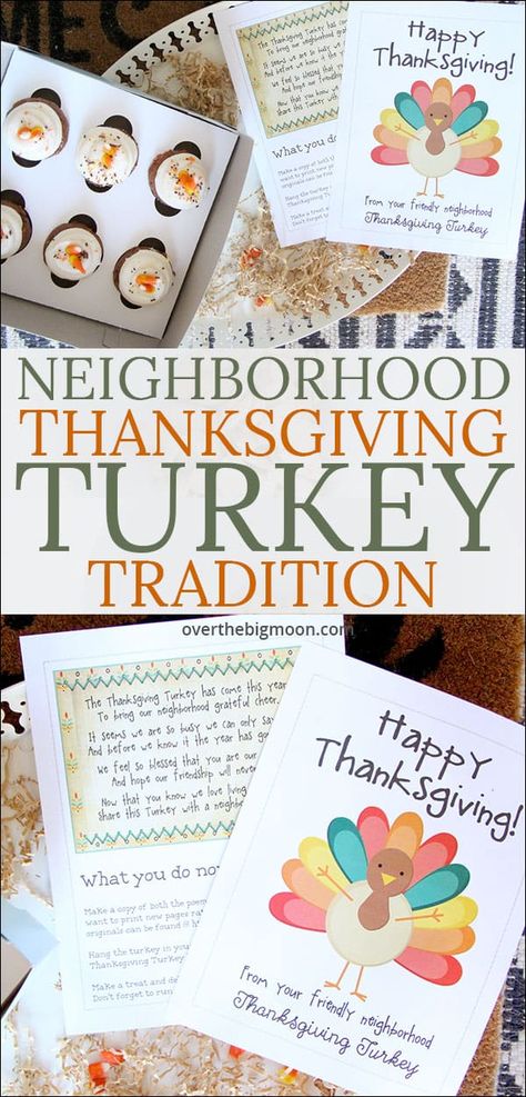 Neighborhood Thanksgiving Ideas, Thanksgiving Neighborhood Game, Monthly Gift Ideas, Neighborhood Get Together Ideas, You've Been Gobbled, Neighborhood Activities, Fun Fall Treats, Neighborhood Gifts, Turkey Treats