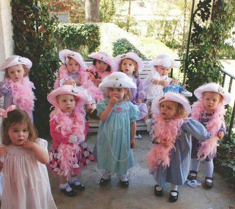 look at the adorable faces on these sweet young ladies waiting expectantly for the tea party to begin!  Mississippi Magazine~  Shared from~"England in a Cup"~ www.etsy.com/shop/englandinacup Toddler Tea Party, Kids Tea Party, Second Birthday Ideas, High Tea Party, Princess Tea Party, Tea Party Theme, Girls Tea Party, Tea Party Dress, 2 Birthday