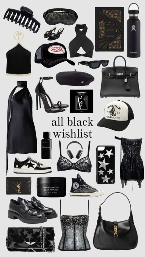 Goth Clean Girl Aesthetic, Clean Goth, Dark Feminine Style, Outfit Party, Black Slip Dress, Cute Preppy Outfits, All Black Everything, Halloween Fashion, Date Outfits