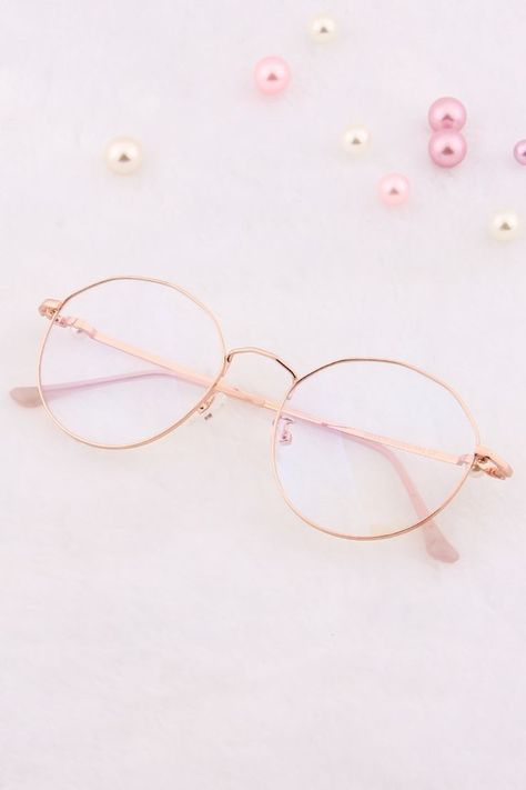 Eden Photoshoot, Glasses Frames For Girl, Kawaii Glasses, Clear Glasses Frames Women, Glasses Women Fashion Eyeglasses, Rose Gold Glasses, Cute Glasses Frames, Glasses Frames Trendy, Classy Glasses