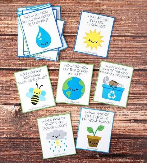 Earth Day Lessons, Elementary Earth Science, Earth Science Middle School, Kid Friendly Jokes, Earth Science Projects, Earth Science Activities, Earth Science Lessons, Recycling Activities, Easter Worksheets