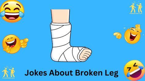 Life can throw us unexpected challenges, and sometimes, it’s in the form of a broken leg. While the experience itself is no laughing matter, finding humor in difficult situations can be a great coping mechanism. So, brace yourself for a rib-tickling ride as we share a selection of side-splitting jokes centered around broken legs. Remember, laughter is the best medicine! Broken Foot Humor, Broken Bones Humor, Broken Foot, Laughter Is The Best Medicine, Broken Ankle, Coping Mechanism, Brace Yourself, Broken Leg, Coping Mechanisms