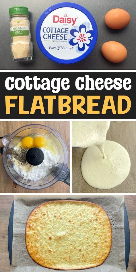 2 Ingredient Cottage Cheese Flatbread Keto Flatbread Cottage Cheese, 2 Ingredient Cottage Cheese Flatbread, Baking Cottage Cheese, Cottage Cheese Egg Flatbread, What To Make With Cottage Cheese, Bariatric Breakfast Recipes, Cottage Cheese Tortilla, Cottage Cheese Flatbread Recipe, Cottage Cheese Flatbread