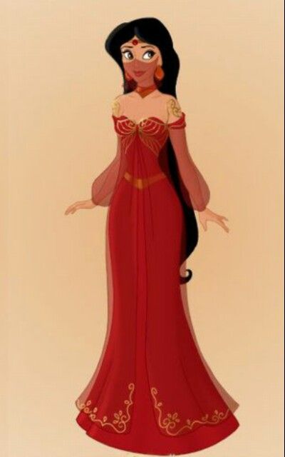 Inspired by Princess Jazmine <3 Love the dress and color! Jasmine Dress Princess, Princess Jasmine Inspired Dress, Jasmine Inspired Prom Dress, Jasmine Dress Inspired Outfits, Red Princess Jasmine, Princess Jasmine Prom Dress, Princess Jasmine Wedding Dress, Princess Jasmine Dress, Egyptian Princess