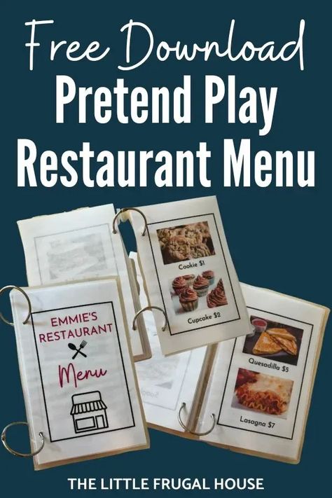 Your kids are going to love this pretend play restaurant menu! It's totally free AND you can use it as a learning tool, too! Pretend Restaurant Printables Free, Pretend Menu Free Printables, Restaurant Dramatic Play Printables, Dramatic Play Menu Printable Free, Play Restaurant Menu Free Printable, Dramatic Play Restaurant Printables Free, Play Menu Printable Free, Food Truck Template Free Printable, Pretend Play Free Printables