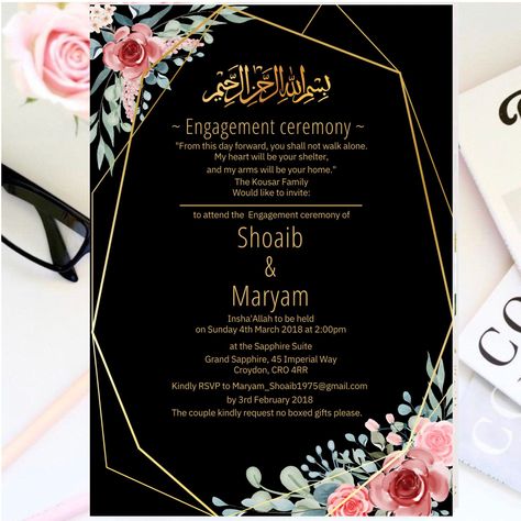 Muslim Engagement Invitation Cards, Engagement Invitation Message, Pakistani Engagement, Islamic Engagement, Muslim Engagement, Photography 2023, Engagement Invite, Engagement Invitation Cards, Muslim Wedding Invitations