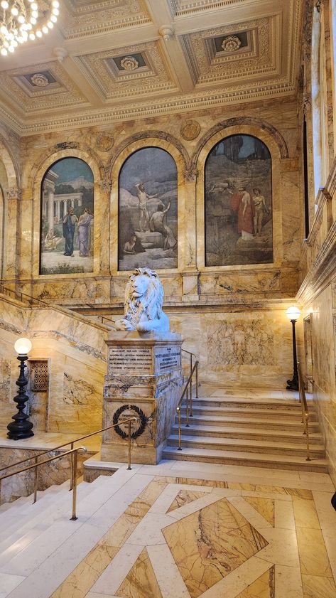 art | library | boston | museum | mural | architecture | marble | aesthetic Boston Art Museum, Boston Aesthetic, Marble Aesthetic, Boston Art, Boston Museums, Art Library, Boston Public Library, Public Library, Art Museum