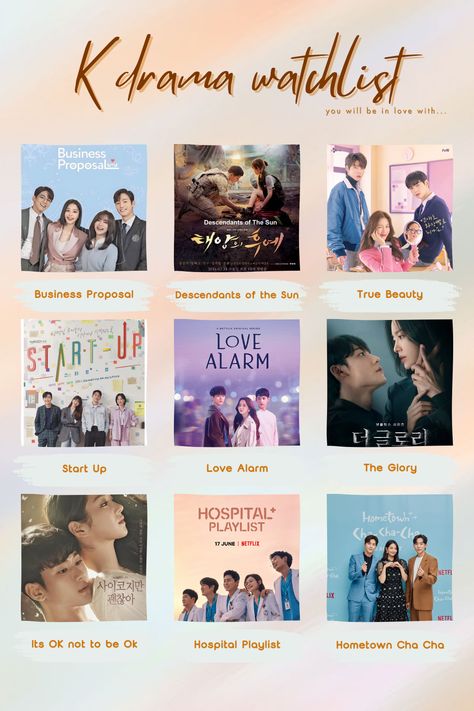 Netflix Korean Romantic Drama List, Kdrama List Romance, Best Romantic K Dramas To Watch List, Kdrama Comedy Romance List, Netflix Korean Movies To Watch, Korean Romance Dramas, Popular Kdrama List, K Drama Netflix List, Best Kdrama List Romance