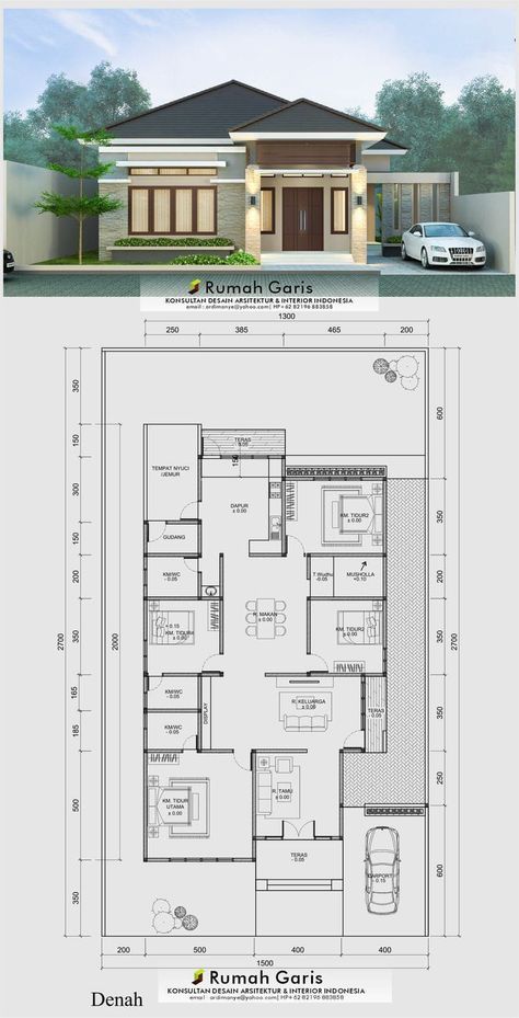 Modern Bungalow House Plans, Modern Bungalow House Design, Small Modern House Plans, Bungalow Style House, Modern House Floor Plans, Bungalow Style House Plans, Affordable House Plans, Modern Bungalow House, Building House Plans Designs