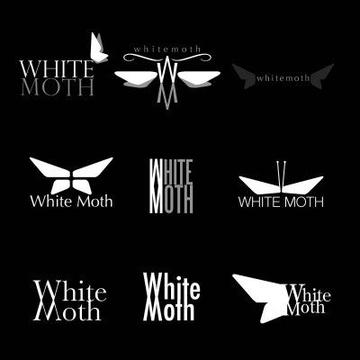 Geometric Moth, Moth Logo, White Moth Aesthetic, Moth Symbolism, Black And White Moth Art, Butterfly Logo, Emblem Logo, Moth, Logo Design