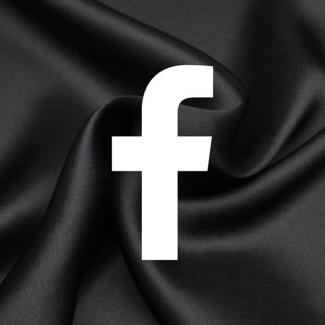 Facebook Icon Aesthetic Black, Facebook White Icon, Facebook Logo Black And White, Black And White Logos For Apps, Facebook Logo White, App Logo Aesthetic Black And White, Facebook Icons, Facebook Black, Cartoon Artwork