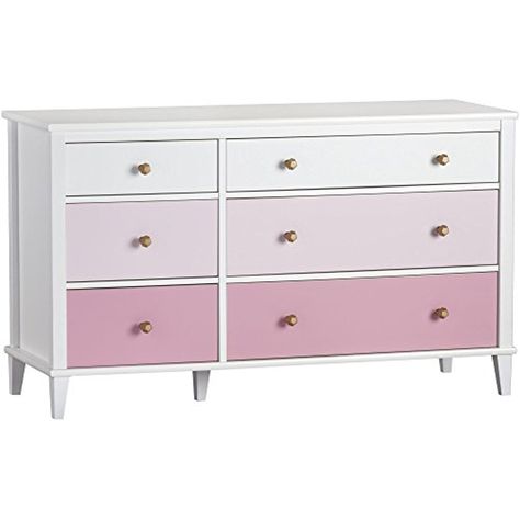 Little Seeds Monarch Hill Poppy Nightstand * Click image to review more details. (This is an affiliate link) #KidsFurnitureDcorStorage Dresser Pink, White 6 Drawer Dresser, Pink Drawers, Changing Dresser, Changing Table Topper, Twin Daybed With Trundle, Grey Drawers, Dresser White, Six Drawer Dresser