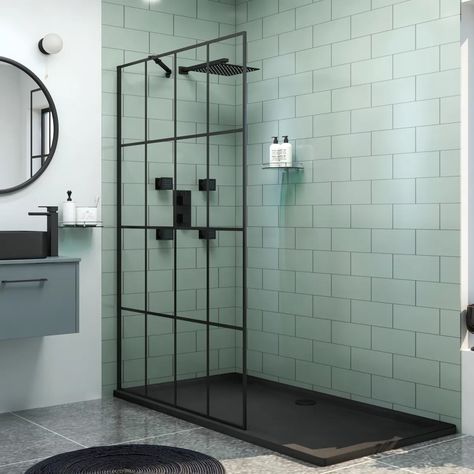 Walk In Wet Room, Wet Room Shower Screens, Wall Profile, Easy Clean Shower, Walk In Shower Enclosures, Wet Room Screens, Wet Room Shower, Loft Bathroom, Wet Room