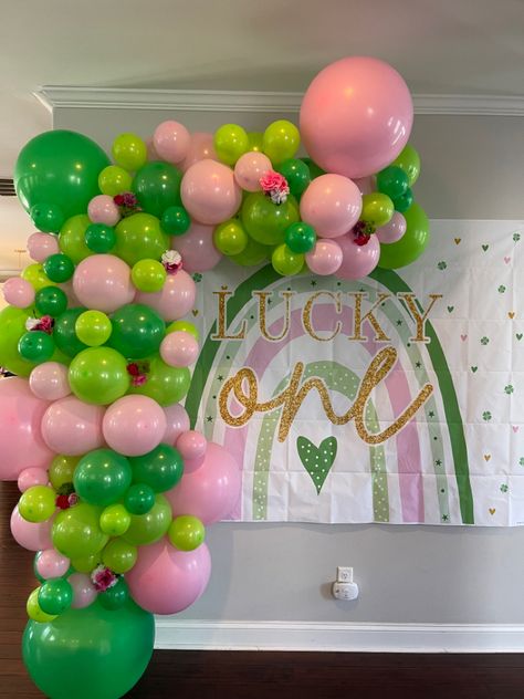 March One Year Old Birthday, Lucky One 1st Birthday Party, St Patrick Birthday Party, Lucky One Birthday Theme, Lucky One Birthday Party Girl, Irish Twins Birthday Party Ideas, St Pattys 1st Birthday Party, St Patrick Day Birthday Party, St Pattys Birthday Party