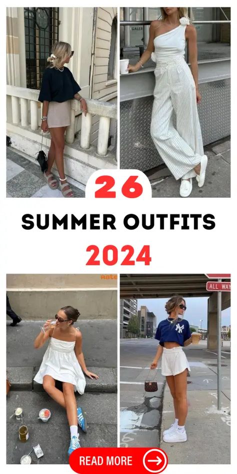 Discover the top summer outfits 2024 for every woman, with a focus on fashion trends that celebrate all sizes. Our guide highlights the season's essentials, from aesthetic monochromes to playful sets, ensuring you stay ahead in style. Whether you're curvy, midsize, or plus, these trends offer ideas to elevate your wardrobe. Dive into summer outfits 2024 women's collection, featuring breezy linens, bold prints, and casual sophistication. Perfect for beach days, city strolls, or tropical ... Summer Outfits Trendy 2024, Fashion Inspo Summer 2024, Dress Summer 2024 Trend, Fashion Outfits Summer 2024, Summer 2024 Must Haves, Cute Summer Outfits 2024, Summer Outfits 2024 Fashion Trends Women Dress, 2024 Summer Outfits For Women, Summer Outfit 2024