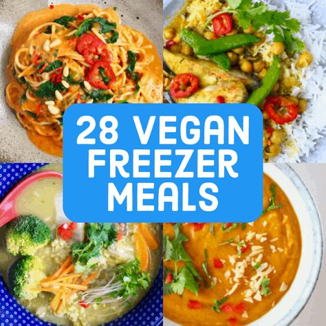 Vegetarian Frozen Meals, Frozen Dinner Recipes, Vegan Freezer Meals, Meals Gluten Free, Gluten Free Freezer Meals, Postpartum Prep, Vegetarian Freezer Meals, Pantry Ingredients, Food Vegetarian