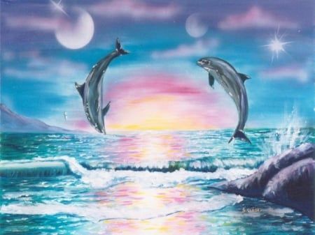 Delphine - Desktop Nexus Wallpapers Dolphin Jumping Out Of Water, Dolphins Wallpaper, Dolphin Tattoos, Winter The Dolphin, Dolphin Photos, Dolphins Tattoo, Dolphin Art, Yearbook Covers, Church Pictures