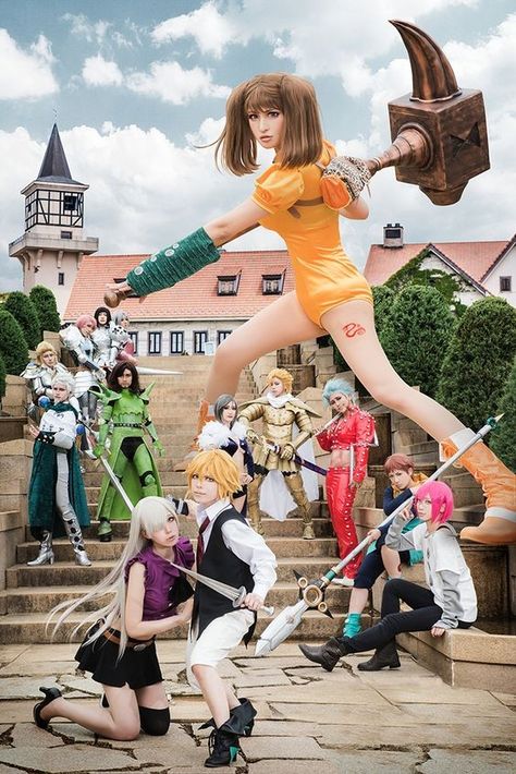 7 Deadly Sins Seven Deadly Sins Manga, Meliodas Cosplay, Seven Deadly Sins Cosplay, Edward Elric Cosplay, Elizabeth Cosplay, Meliodas And Elizabeth, Love Live Cosplay, The Seven Deadly Sins, Edward Elric