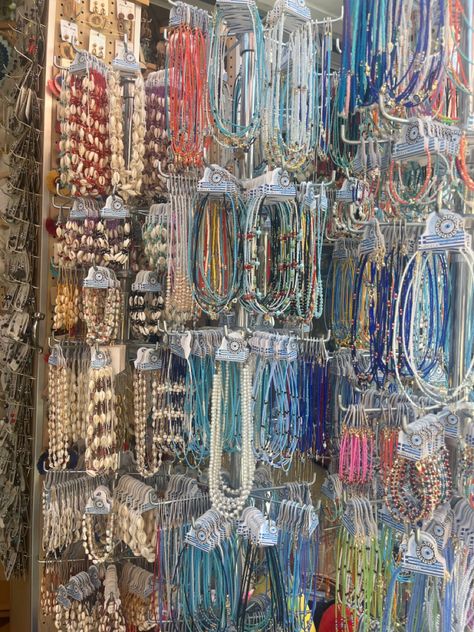 bracelets necklaces anklets shopping greece holiday girls parga aesthetic OBX inspired jewlerry holiday jewlerry Greece Shopping, Ocean Accessories, Skiathos Greece, Holiday Bracelets, Skiathos, Greece Holiday, Visiting Greece, Summer Bracelets, Holiday Shopping