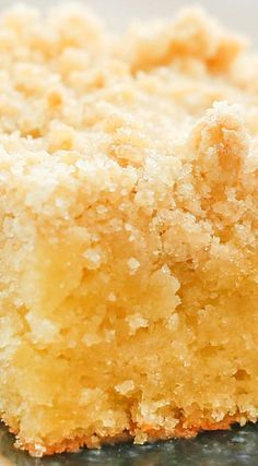 Lemon Coffee Cake ~ Can be Made with or without Warm Lemon Butter Glaze Lemon Coffee Cake, Lemon Coffee, Breakfast Coffee Cake, Butter Glaze, Coffee Cake Recipe, Coffee In The Morning, Lemon Dessert Recipes, Breakfast Sweets, Coffee Cake Recipes