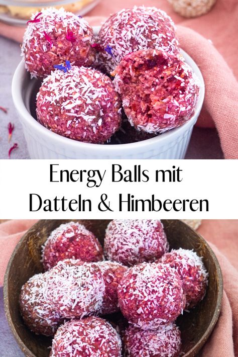 Low Carb Energy Balls, Energy Balls With Dates, Law Carb, 100 Calorie, Chicken Alfredo, Energy Balls, Healthy Sweets, Cooking Dinner, The Hunger