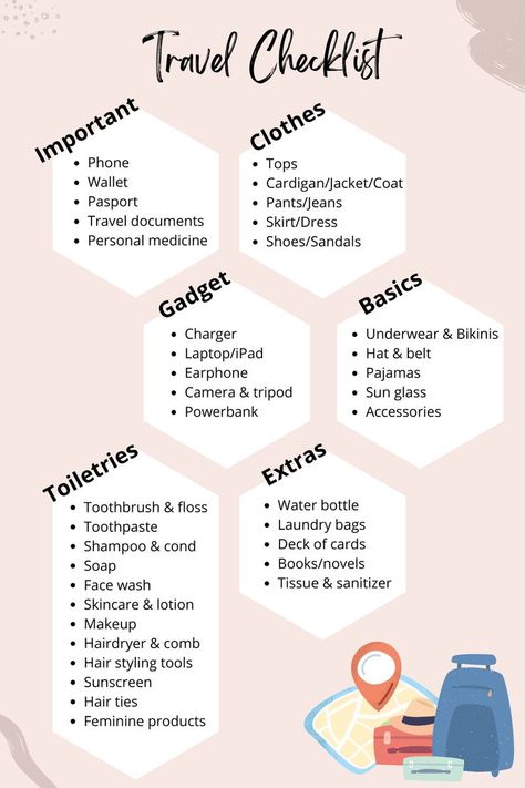 Free Printable Travel Checklist #freeprintable #freeprintables #travelchecklist #checklist #whatsinmybag #travelplanner #travelprintable #packinglist #vacation #beach #travel #bucketlist Beach Checklist, Vacation Packing Checklist, Weekend Packing, Travel Printables, Packing Checklist, Vacation Packing, Travel Checklist, Travel Planning, Beach Travel