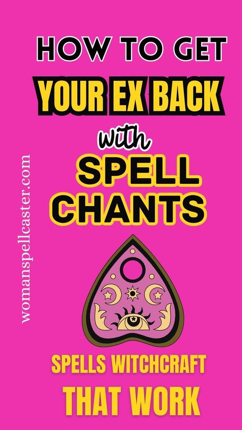 Lost your ex? Don't give up! Learn effective spell chants to bring them back and create a deeper connection than ever before. Use Love spells that work! Get Your Ex Back Spell, Spell Chants, Ex Back Spell, Get Ex Back, Love Spell Chant, Free Love Spells, White Magic Spells, Easy Love Spells, Get Your Ex Back