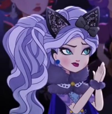 Kitty Cheshire- Legacy Day Eah Pfp, Eah Icons, Kitty Cheshire, Ever After High Rebels, Lizzie Hearts, Ever After High, Cartoon Icons, High Art, Cartoon Pics