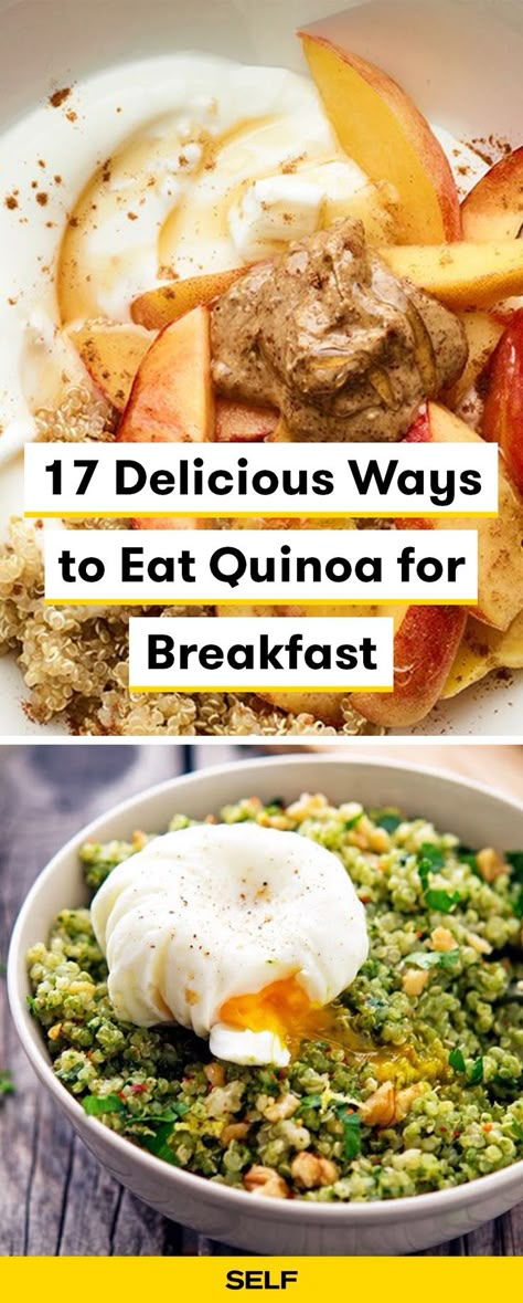 Quinoa With Eggs, Oat Free Breakfast, Kinoa Recipes, Quinoa Breakfast Recipes, Breakfast Quinoa Bowl, Quinoa Meals, Alternative Breakfast, Pesto Bowl, Quinoa For Breakfast