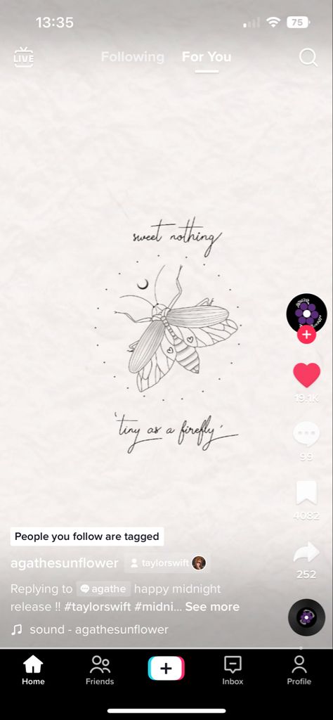 Sweet Nothing Tattoo, Taylor Swift Inspired Tattoos Midnights, Tattoos For Patchwork, Firefly In A Jar, Midnights Taylor Swift, Midnights Taylor, Taylor Swift Tattoo, Taylor Swift Inspired, Henry David Thoreau