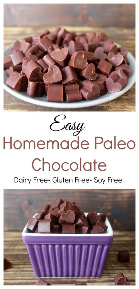 Easy Homemade Paleo Chocolate - Real Food with Jessica Paleo Truffles, Cake Pops Brownie, Stevia Desserts, Scratch Recipes, Paleo Sweets, Homemade Sweets, Paleo Desserts, Paleo Chocolate, Paleo Treats