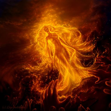 Catalyst - Aventale by liiga Fire Goddess, Throne Of Glass Series, In Flames, Art Folder, Light My Fire, Throne Of Glass, Arte Fantasy, Fantasy Artwork, Dark Fantasy Art