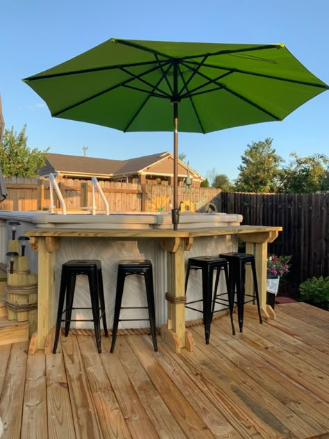 Above Ground Bar Ideas, Pool Bar Above Ground, Bars For Above Ground Pools, Outside Pool Bar Ideas, Above Ground Pool Bars, Above Ground Pool Bar Ideas Backyards, Above Ground Pool Bar Plans, Bar Next To Above Ground Pool, Bar Pool Ideas