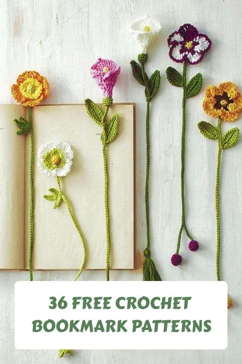 Colorful crocheted flowers with intricate patterns displayed. #Crochet Free Crochet Bookmark Patterns, Free Crochet Bookmark, Crochet Bookmarks Free Patterns, Spring Crochet, Crochet Bookmark Pattern, Crochet Bookmark, Advanced Crochet, Crocheted Flowers, Colorful Crochet