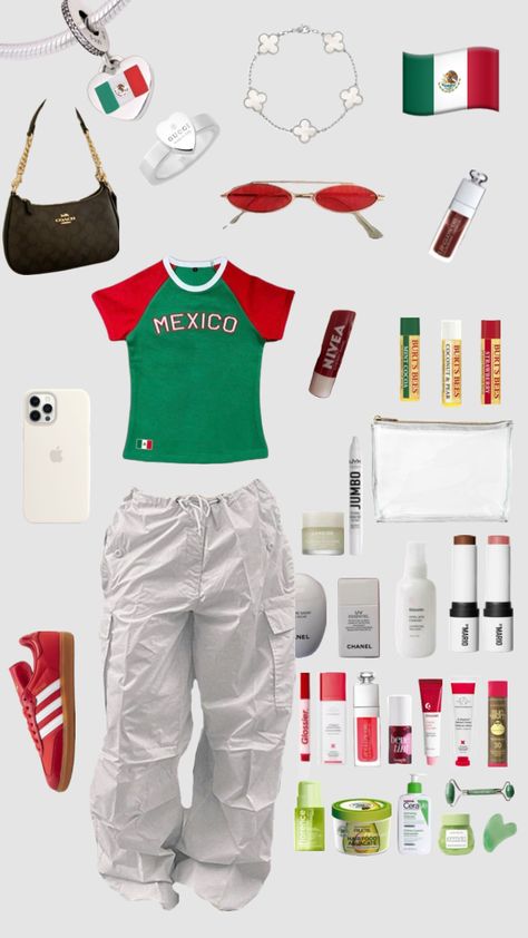 Mint Cocoa, Flag Outfit, Mexico Flag, Burts Bees, The Flag, Creative Play, Creative Energy, Fashion Inspo Outfits, Cut Out