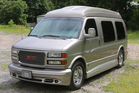 Gmc Conversion Van, Conversion Vans For Sale, Conversion Vans, Chevrolet Van, Gmc Vans, Truck Bed Storage, Vhs Player, Live Images, Vans Old School