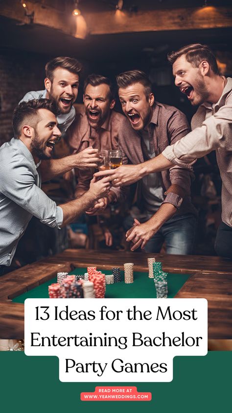 A group of men enjoying fun and entertaining bachelor party games. Bachelor Pool Party Ideas, Bachelor Party Ideas Games, Men Bachelor Party Ideas, Bachelor Party Games For Men, Mens Bachelor Party Ideas, Bachelor Party Ideas For Guys, Ideas For Bachelor Party, Free Bachelorette Party Games, Bachelor Games