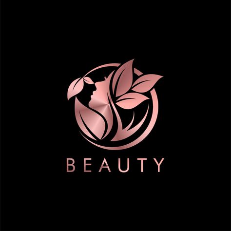 Logo Beauty Cosmetics, Cosmetics Logo Design Ideas, Beauty Parlour Logo Ideas, Beauty Parlour Logo, Makeup Logo Design Make Up Artists, Beauty Vector Logo, Makeup Artist Logo Design Graphics, Bridal Logo, Beauty Logo Makeup