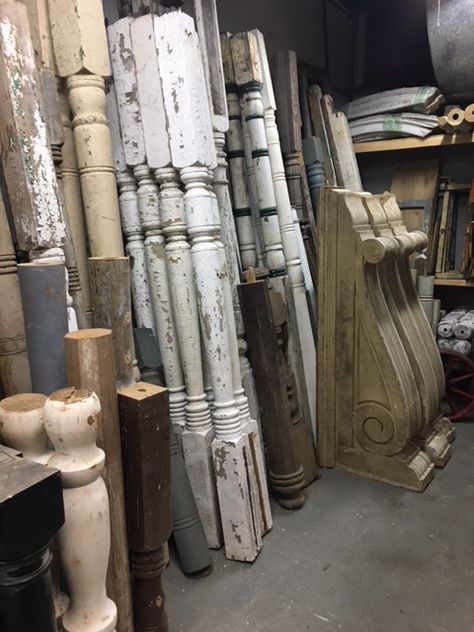 architectural salvage Decorating With Architectural Salvage, Salvage Yard Photoshoot, Architectural Salvage Decor, Vintage Architectural Salvage Decorating, Diy Architectural Salvage, Salvage Hunters, Salvaged Decor, Antique Architectural Salvage, Doors And Hardware