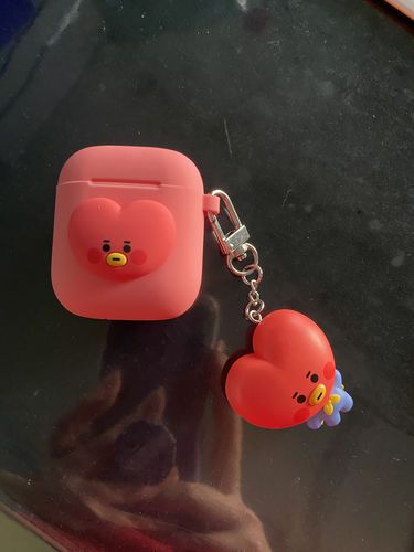 Cute Earpods Case, Cute Earphones, Bt21 Phone Case, Bt21 Phone Cover, Cute Airpod Cases With Keychain, Bt21 Airpods Case, Bt21 Merch, Army Accessories, Bts Bracelet