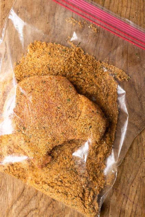 How To Make Shake And Bake Pork Chops Crispy, Crumbed Pork Chops, Shake And Bake Pork Chops, Bake Pork Chops, Shake And Bake Pork, Baked Boneless Pork Chops, Homemade Shake And Bake, Oven Pork Chops, Pork Chop Seasoning