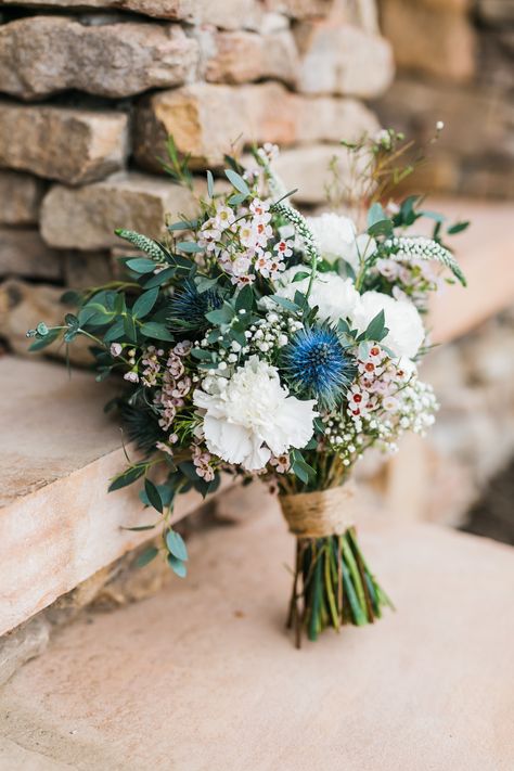 Blue, White and Green Bridal Bouquet | Backyard Wedding | Fall Wedding | Knoxville Wedding | Winx Photo | Absolute Wedding Perfection Navy Blue And Emerald Green Wedding Bouquet, Bridal Bouquet Fall Blue, Blue Green Wedding Flowers, Blue Green Bouquet, Backyard Wedding Fall, Fall Bridal Bouquet October, White And Green Bridal Bouquet, Green Bridal Bouquet, Blue Bridal Bouquet