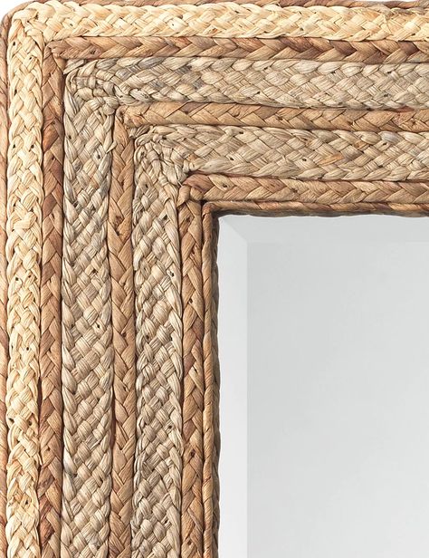 Yamileth Coastal Woven Full Length Mirror – Lulu and Georgia Full Lenth Mirror, Traditional Family Room, Boho Mirror, Full Length Floor Mirror, Modern Mirrors, Small Wall Mirrors, Mirror Wall Bedroom, Full Body Mirror, Large Wall Mirror