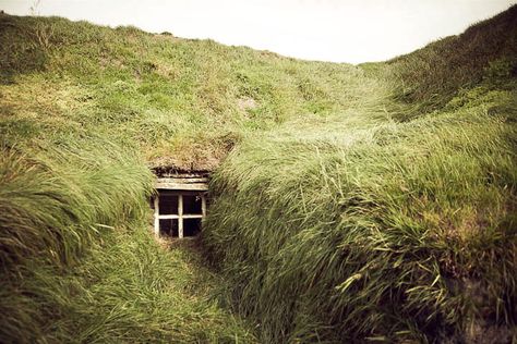 We Do Iceland: Day Five - Hella to Vík Casa Hobbit, Earth Sheltered, Underground Homes, Hobbit Hole, Hobbit House, Earth Homes, Earthship, Open Window, The Grass