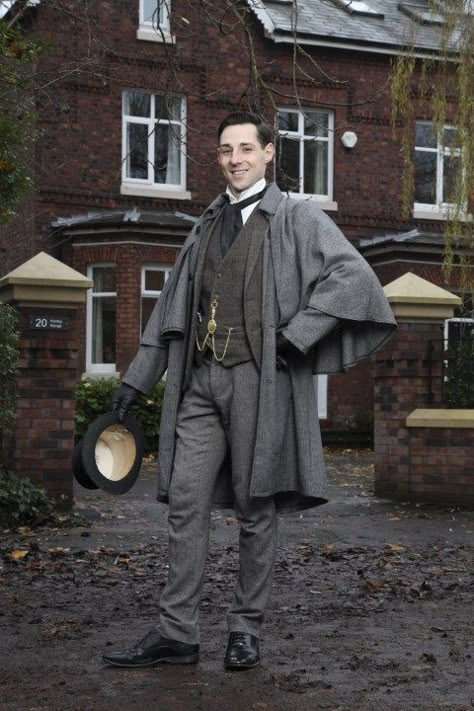 1900s Fashion Male, Old Fashioned Clothes Men, Gentleman Aesthetic Outfit, Victorian Male Outfit, Whodunnit Party, Edwardian Fashion Male, Party Clothes Men, Victorian Outfit Men, Victorian Male Fashion